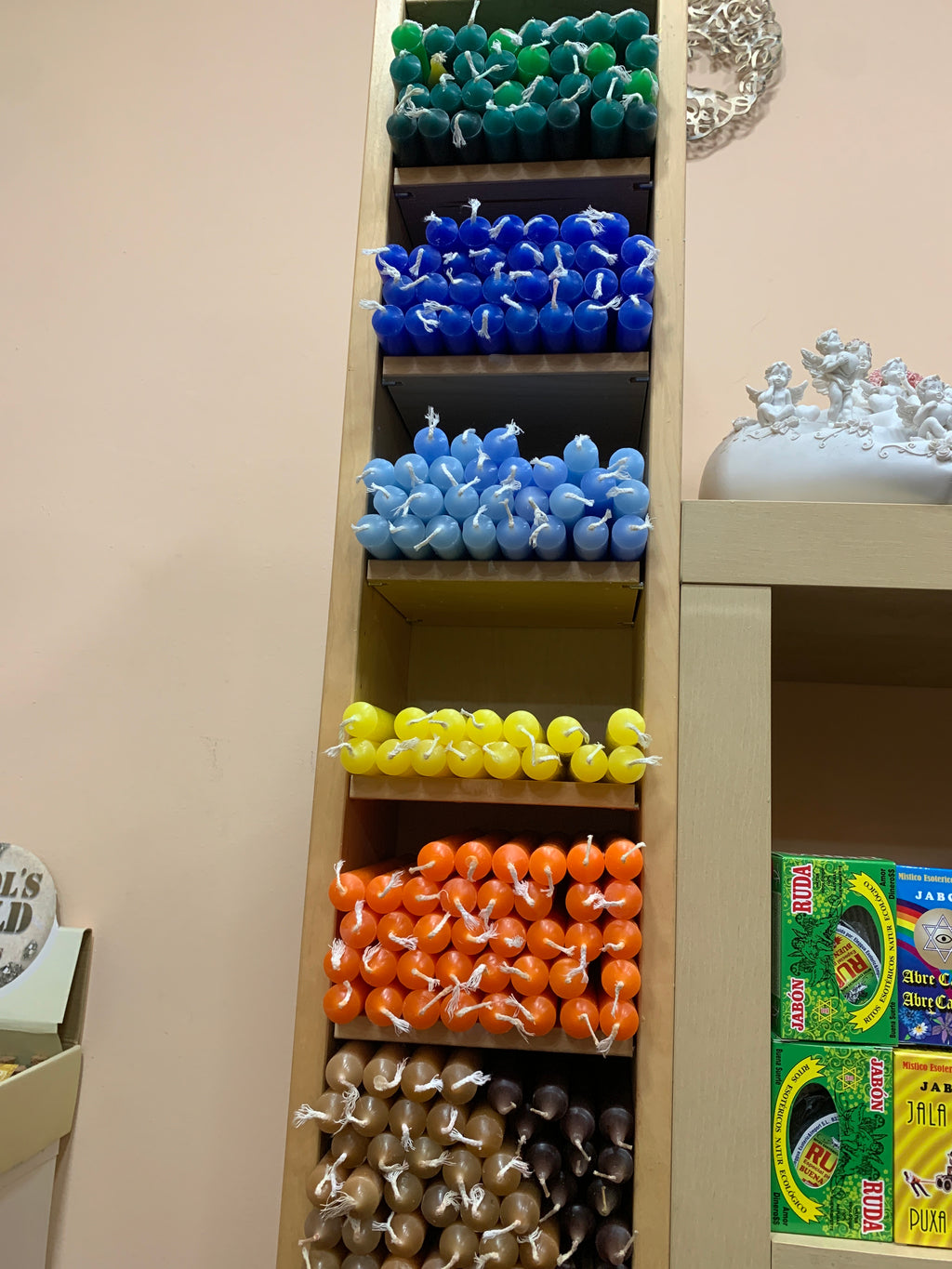 vela 20 cm (diferentes colores)