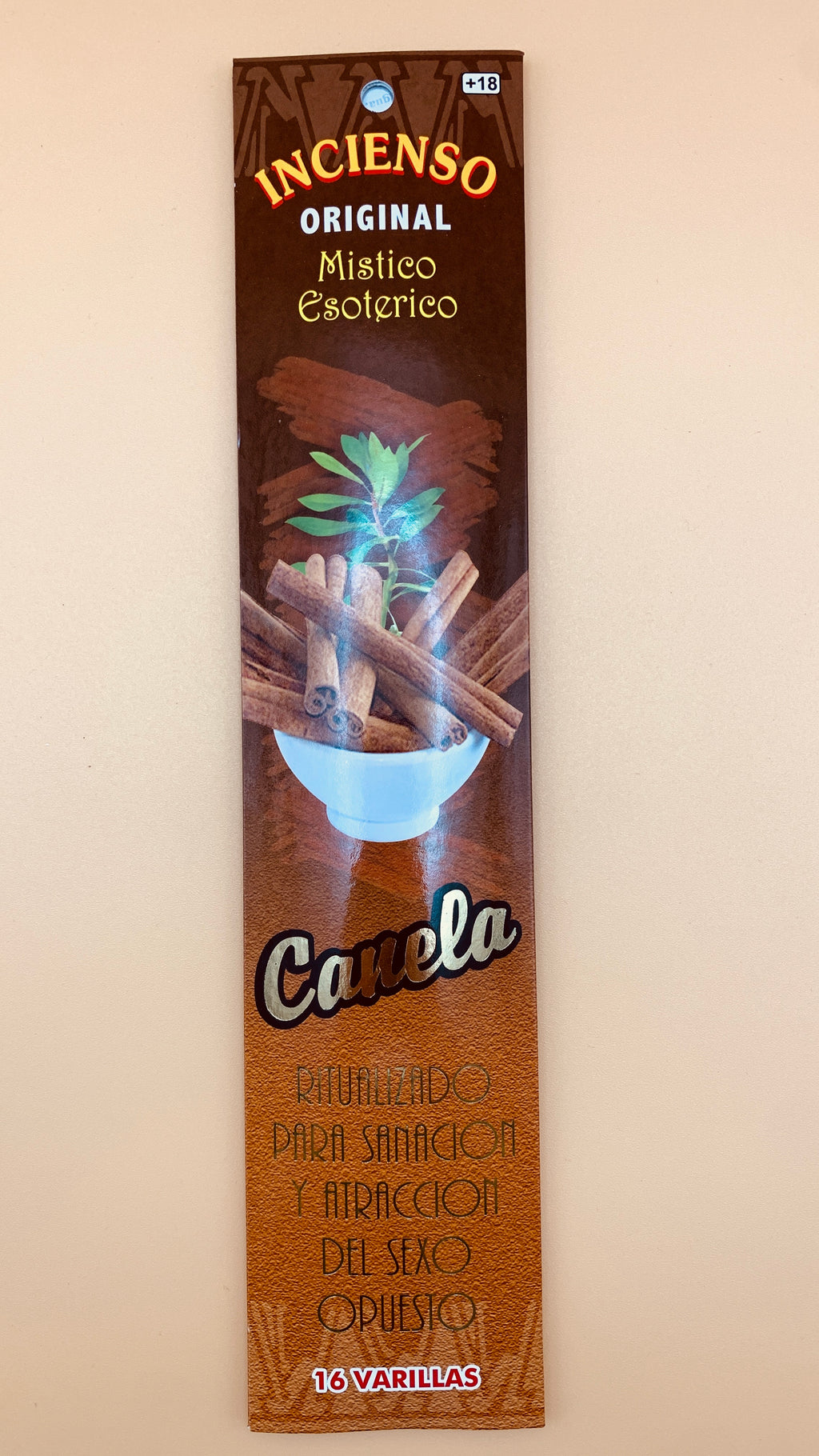 Incienso de Canela – Atracción de Abundancia y Éxito (16 varillas)