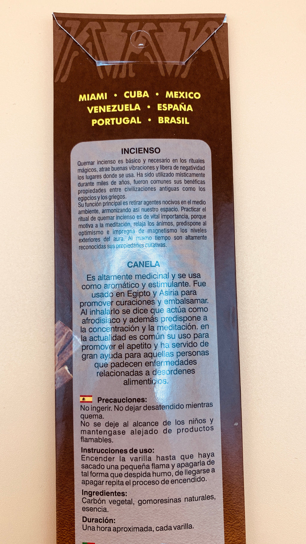 Incienso de Canela – Atracción de Abundancia y Éxito (16 varillas)
