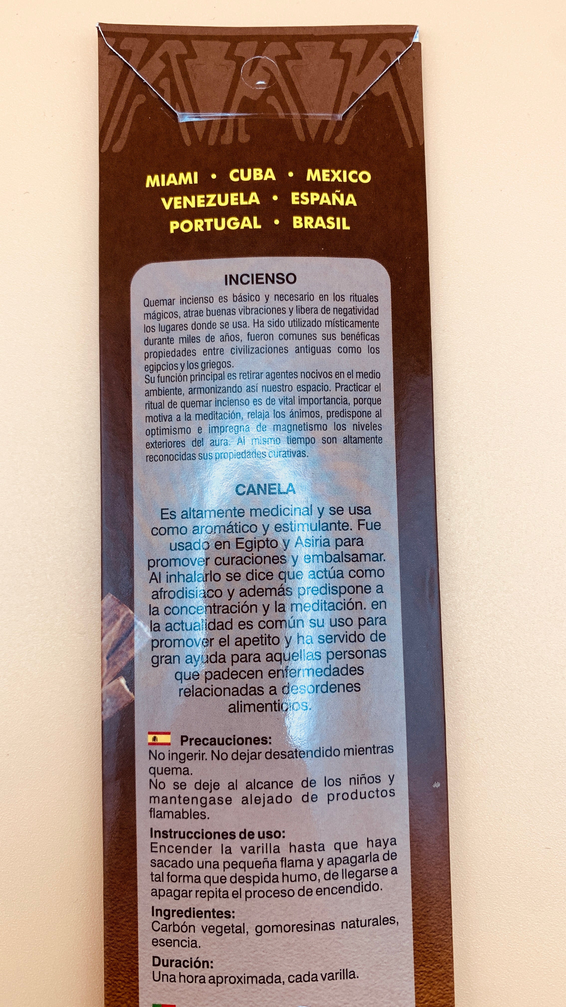 Incienso de Canela – Atracción de Abundancia y Éxito (16 varillas)