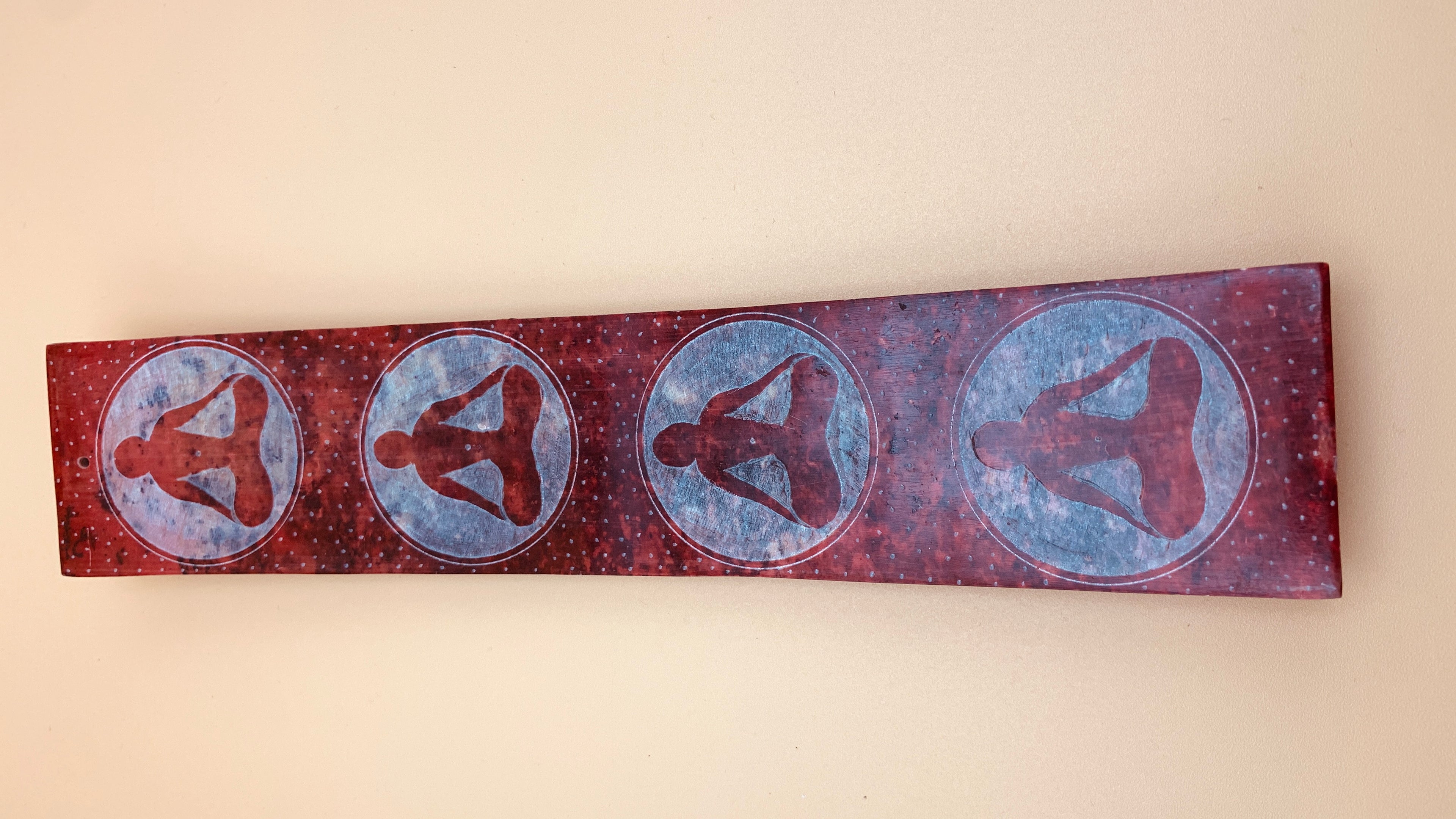 Portaincienso de Piedra de Jabón Tallada – Diseños Espirituales (25.5 cm)