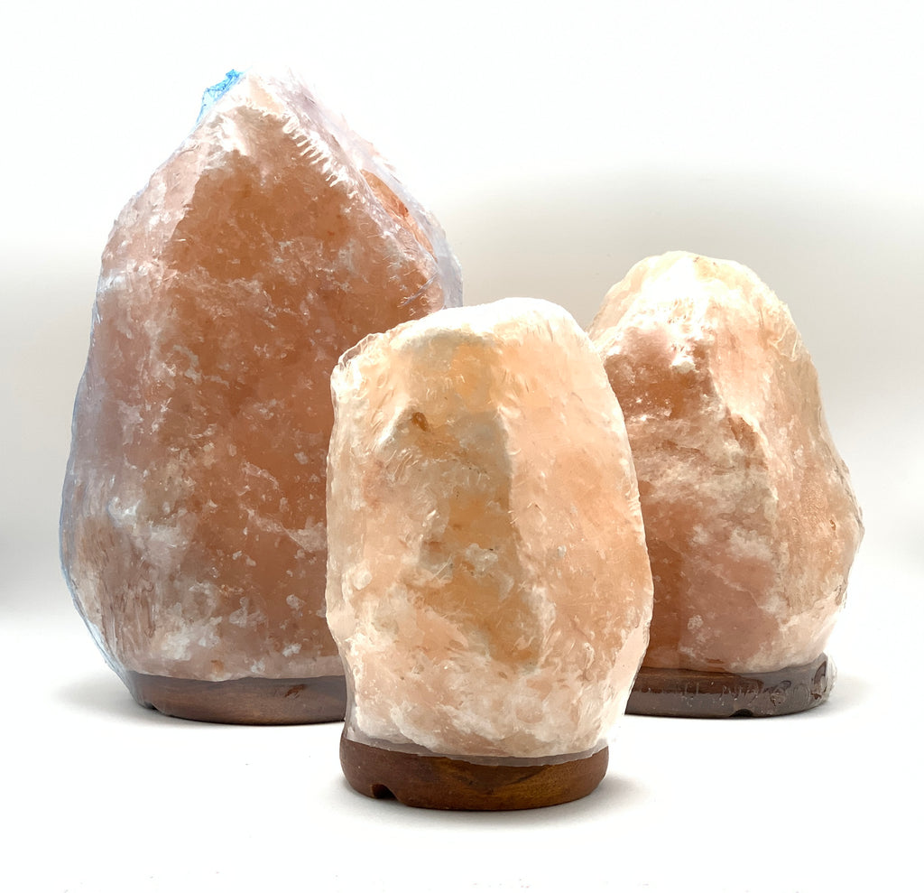 Lámpara de sal del Himalaya – luz cálida, energía armoniosa y ambiente acogedor